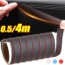 SogyZumy Black and Red Leather Automotive Interior Trim - High-End, Durable, and Stylish Car Trim for Luxury Vehicles